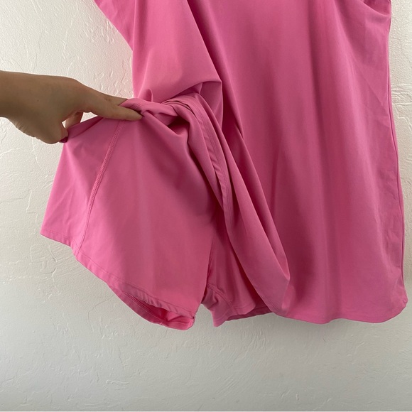 Abercrombie & Fitch XXL Flamingo Pink Spaghetti Strap Lined Athletic Mini Dress - Picture 8 of 8
